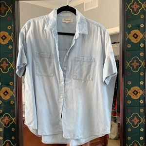 Madewell Light Blue Button Down Shirt